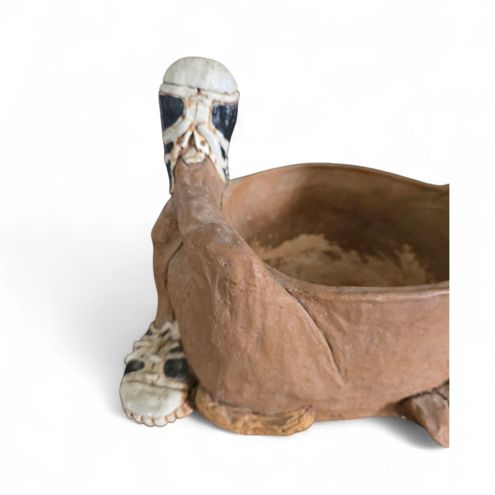 Vintage Dave Grossman Horse Planter Sneaker Pottery Folk Art Sculpture 11.5” - Picture 10 of 10